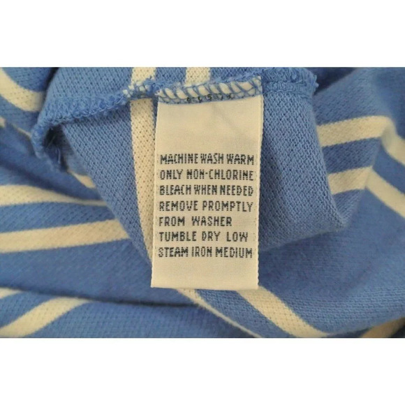 Polo Ralph Lauren Collared Shirt Blue Striped  Mens Small Relaxed Oversize Fit - Picture 9 of 10